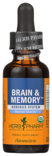 BRAIN MEMORY TONIC HERB PHARM 1 OZ   '090900000194