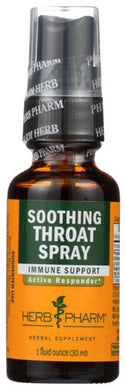 SOOTHING THROAT SPRAY HERB PHARM   '090900000491