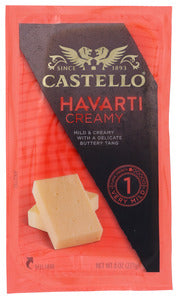 CHEESE HAVARTI BLOCK CASTELLO 8OZ  '093936680019