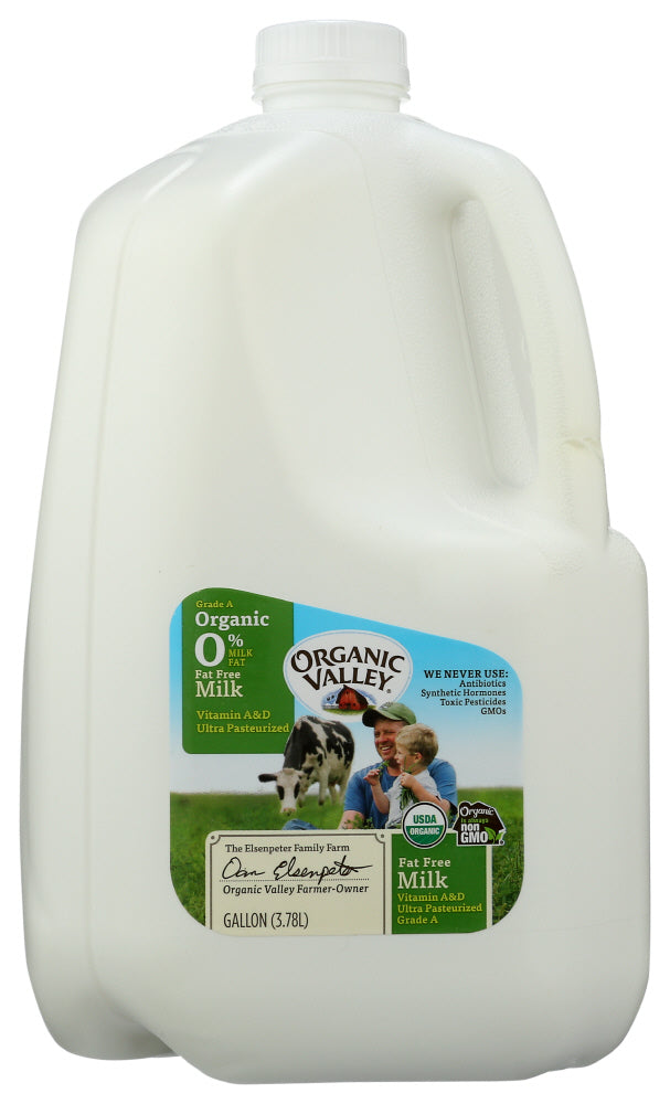 MILK ORGANIC VALLEY ULTRA/PAST FREE GALLON   128 OZ  '093966007459