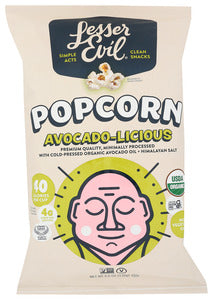 POPCORN LESSER EVIL AVOCADO-LICIOUS    '180999001506