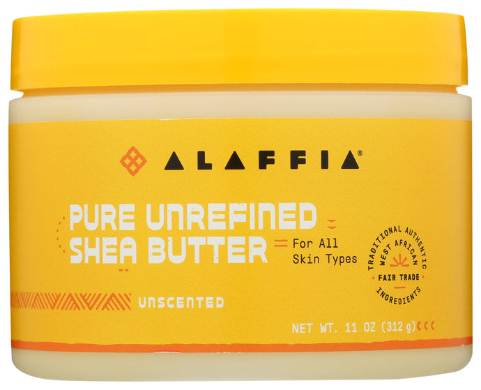 SHEA BUTTER ALAFFIA 11 OZ UNSCENTED   '187132005452