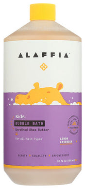 KIDS BUBBLE BATH EVERYDAY SHEA BUBBLE BATH, CALMING LEMON LAVENDER BABIES UP, 32 FL. OZ. '187132005827