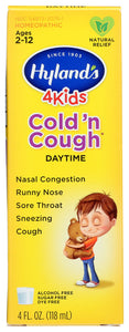 COLD 'N COUGH 4 KIDS HYLANDS 4OZ  '354973307513