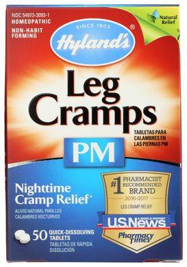 LEG CRAMPS WITH QUININE PM 50 TABS   '354973309319