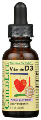 VITAMIN D3 CHILDLIFE 1 OZ   '608274109001