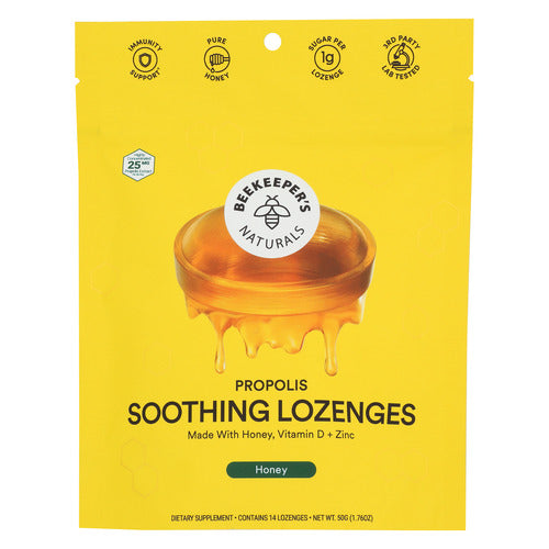PROPOLIS SOOTHING LOZENGES HONEY 14CT  '628055142508