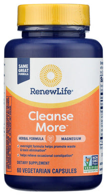 CLEANSEMORE RENEW LIFE 60 VCAP   '631257534408