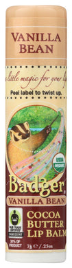 LIP BALM BADGER VANILL BEAN COCOA   '634084125078