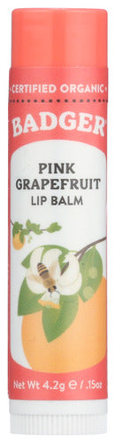 LIP BALM BADGER PINK GRAPEFRUIT   '634084225082