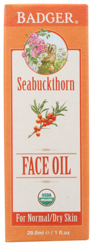 SEA BUCKTHORN FACE OIL BADGER   '634084270082