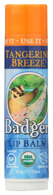 LIP BALM BADGER TANGERINE BREEZE   '634084331615