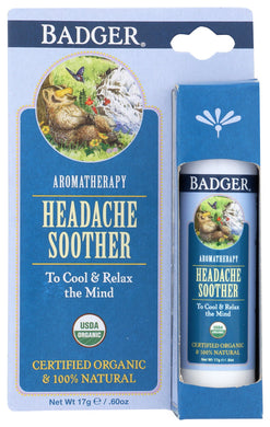 HEADACHE SOOTHER STICK BADGER   '634084480436