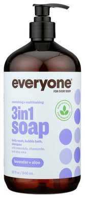 EVERYONE SOAP LAVENDER ALOE EVERYONE SOAP, LAVENDER ALOE, 32 FL. OZ. '636874121512