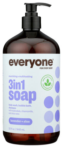 EVERYONE SOAP LAVENDER ALOE EVERYONE SOAP, LAVENDER ALOE, 32 FL. OZ. '636874121512