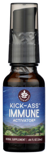 KICK-ASS IMMUNE PUMP TOP WISHGARDEN KICK-ASS IMMUNE ACTIVATOR HERBAL DIETARY SUPPLEMENT, .66 FL. OZ. '656490190778