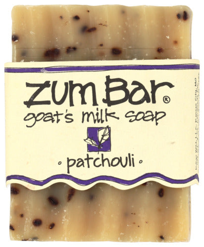 BAR SOAP ZUM BAR PATCHOULI GOAT'S MILK SOAP, 3 OZ.  '663204210257