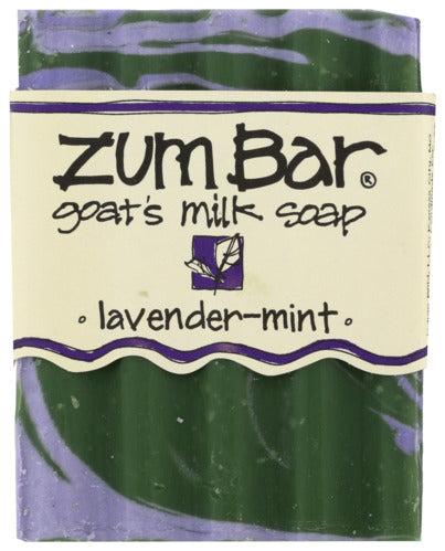 BAR SOAP ZUM BAR LAVENDER-MINT GOAT'S MILK SOAP, 3 OZ.  '663204210677
