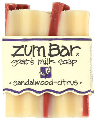 BAR SOAP INDIGO WILD ZUM BAR SANDALWOOD-CITRUS GOAT'S MILK SOAP, 3 OZ. '663204210813