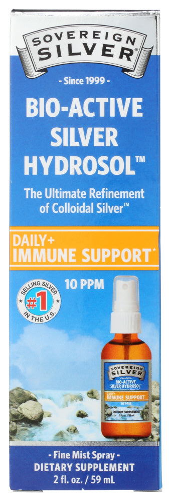 BIO - ACTIVE SILVER HYDROSOL-10PPM SOVEREIGN SILVER FINE MIST SPRAY, BIO-ACTIVE SILVER HYDROSOL, 2 FL. OZ. '684088232357