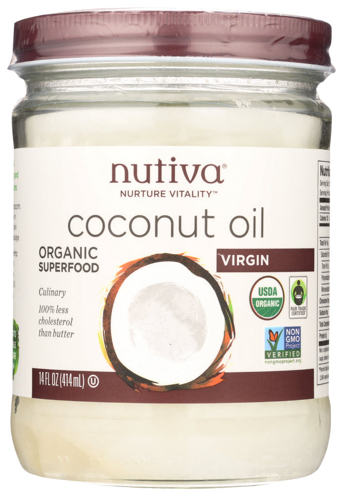 OIL NUTIVA COCONUT ORGANIC   14 OZ  '692752103575