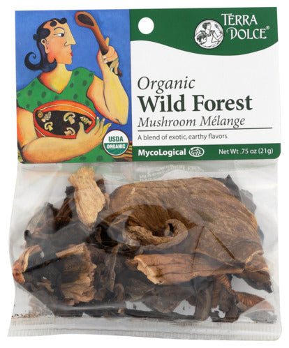 ORGANIC MUSHROOMS DRIED WILD FOREST MIX   '700360006192