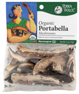 ORGANIC MUSHROOM DRIED PORTABELLA .5OZ  '700360006208