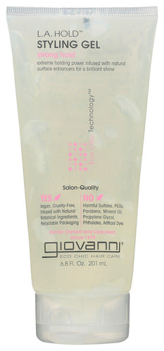 LA. HOLD STYLING GEL. GIOVANNI STYLING GEL L.A. NATURAL STYLING GEL, 6.8 FL. OZ. '716237100085