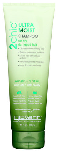 SHAMPOO GIOVANNI 8.5FZ AVOCADO OLIV   '716237184009