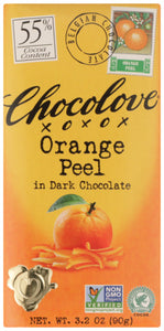 CHOC BAR CHOCO DK&ORANGE PEEL   '716270001530