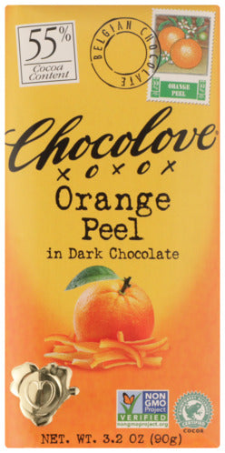 CHOC BAR CHOCO DK&ORANGE PEEL   '716270001530