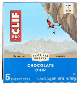 BARS CLIF CHOC CHIP 5/PK   '722252068743