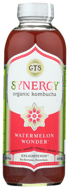 KOMBUCHA GTS W'MELON WONDER   16 OZ  '722430340166