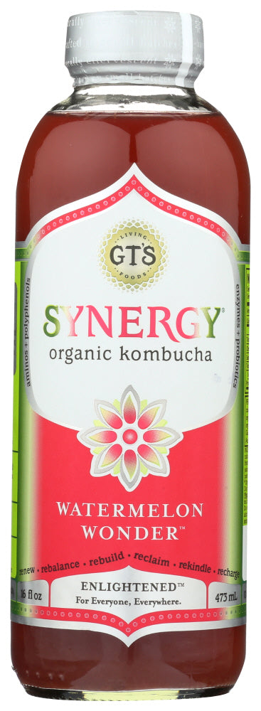 KOMBUCHA GTS W'MELON WONDER   16 OZ  '722430340166