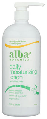BODY LOTION ALBA BOTANICA VERY EMOLLIENT ORIGINAL UNSCENTED BODY LOTION, 32 OZ. '724742003692