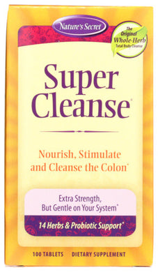 SUPER CLEANSE NATURES SECRET 100TAB   '732391500837