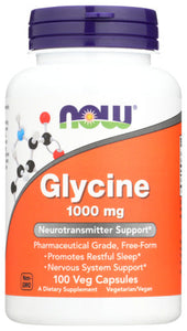 GLYCINE 1000 MG NOW 100 VC   '733739001078