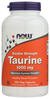 TAURINE 1000 MG NOW 250 VC   '733739001436