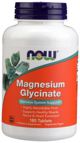 MAGNESIUM GLYCINATE NOW FOODS   '733739012890