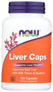 LIVER CAPS NOW FOODS BEEF LIVER    '733739024329