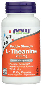 THEANINE NOW FOODS 200MG   '733739701473