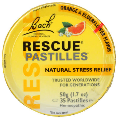 RESCUE PASTILLES BACH 50G ORANGE EL  741273014515