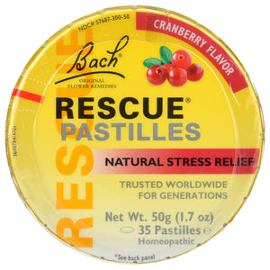 RESCUE PASTILLES BACH CRANBERRY   '741273015390
