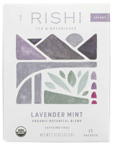 TEA RISHI LAV MINT 15ct OG   '741391978607