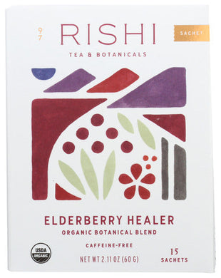 TEA RISHI ELDERBERRY HEALER    '741391978683