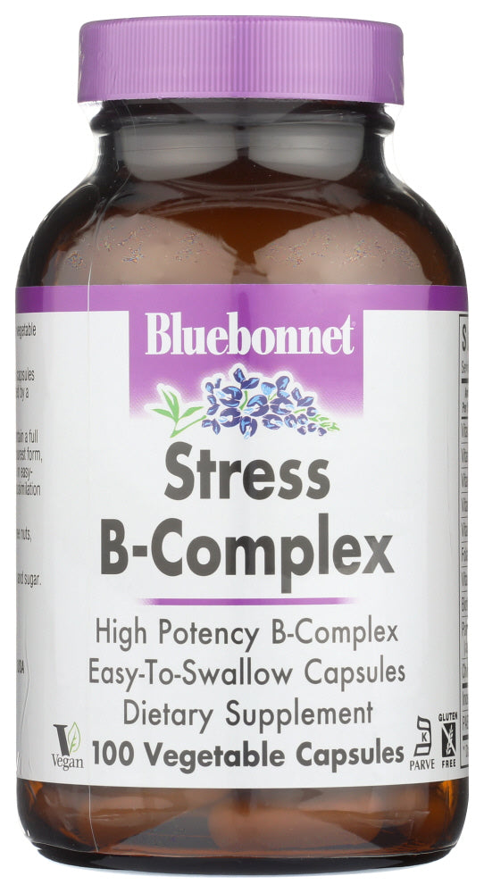 B-COMPLEX BLUEBONNET  STRESS  100VCAP 743715004245