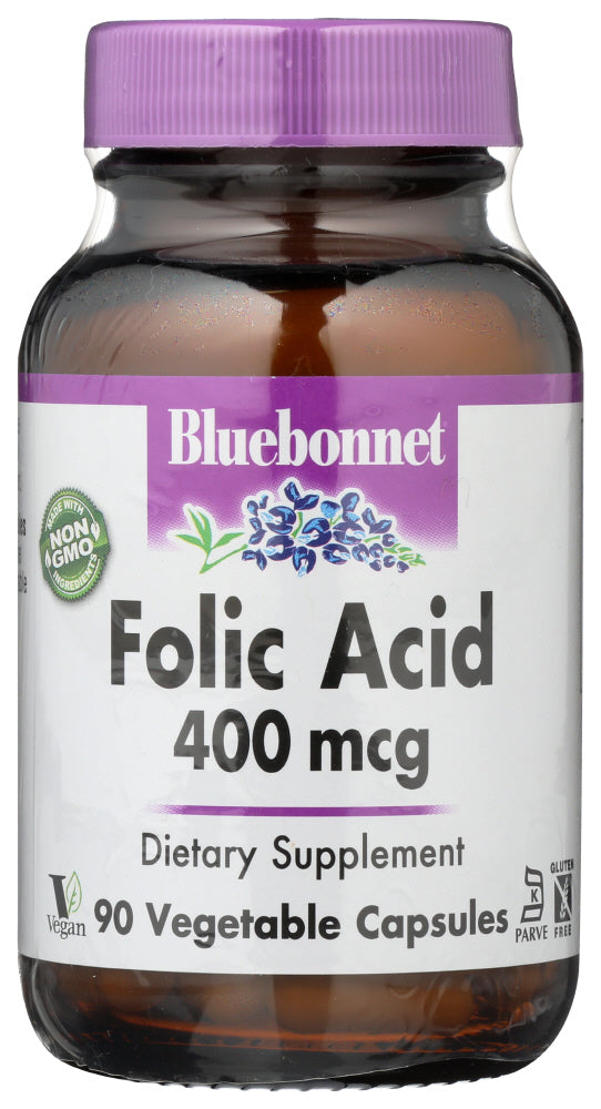 FOLIC ACID BLUEBONNET   90VCAP '743715004498