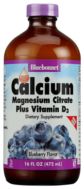 LIQUID CALCIUM MAGNESIUM CITRATE PLUS VITAMIN D3 BLUEBERRY  '743715006867