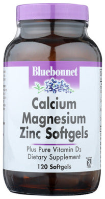 CALCIUM MAGNESIUM ZINC BLUEBO 120SG   '743715007017