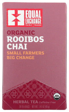 TEA EQUAL ROOIBOS CHAI OG   '745998500278